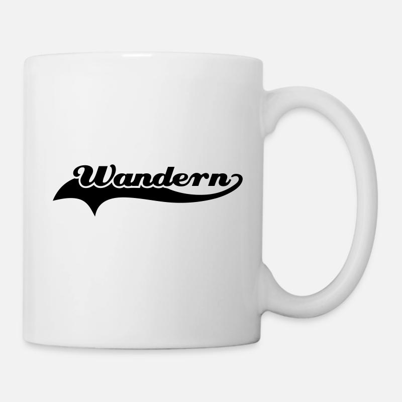 Wandern Schweif - Tasse - Weiß