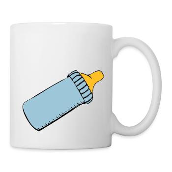 biberon - Mug blanc - blanc - Droite