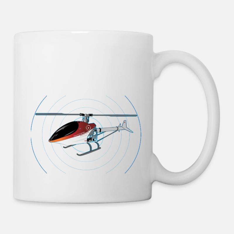 Hubschrauber - Tasse - Weiß