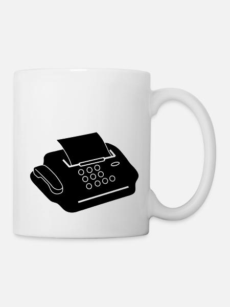 fax_g1 - Tasse - Weiß