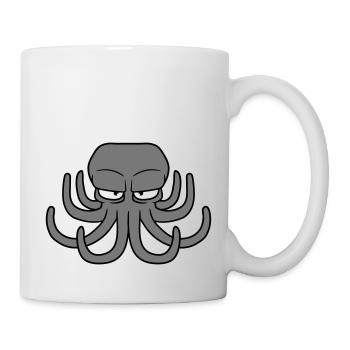Pieuvre, pieuvre, pieuvre, céphalopode, mauvais œil - Mug blanc - blanc - Droite