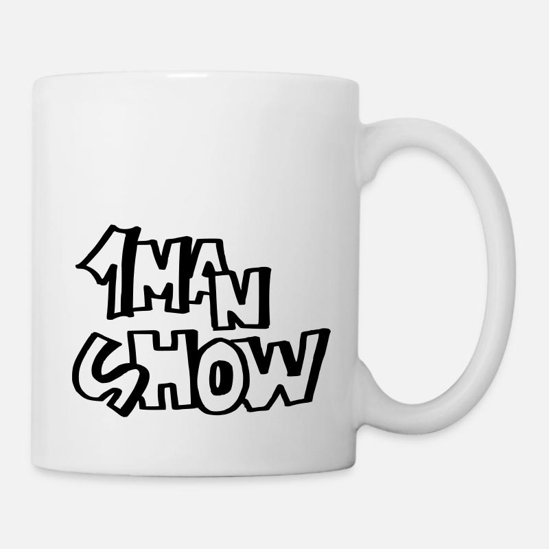 223 one man show - Tasse - Weiß