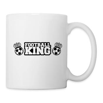 fussball_koenig4 - Tasse - Weiß - Rechts