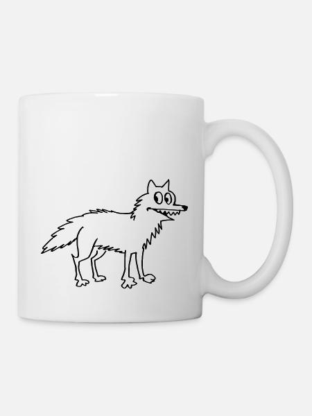 Wolf - Mug - white