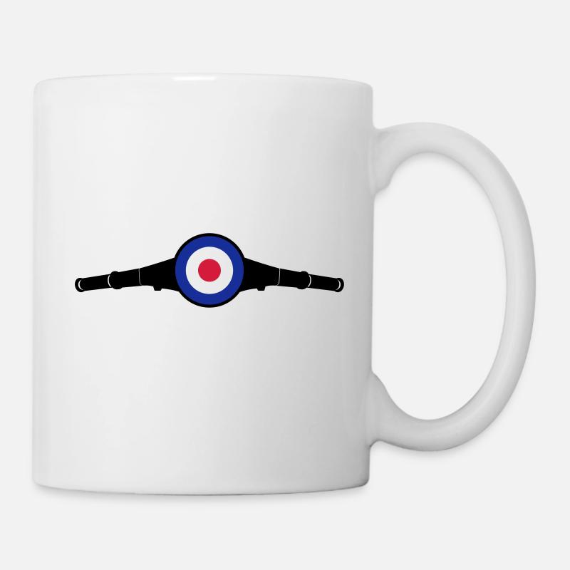 Lenkkopf Target - Tasse - Weiß