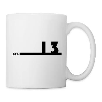13_Black_Bauhaus93 - Tasse - Weiß - Rechts
