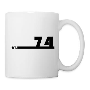 74_Black_Bauhaus93 - Tasse - Weiß - Rechts