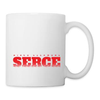 Polen - czerwone serce - Tasse - Weiß - Rechts