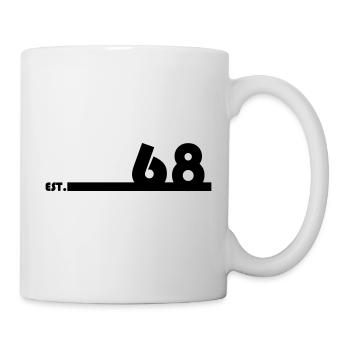 68_Black - Tasse - Weiß - Rechts