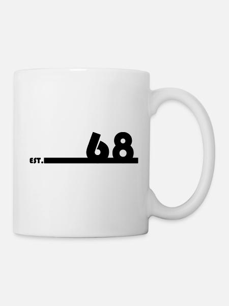 68_Black - Tasse - Weiß