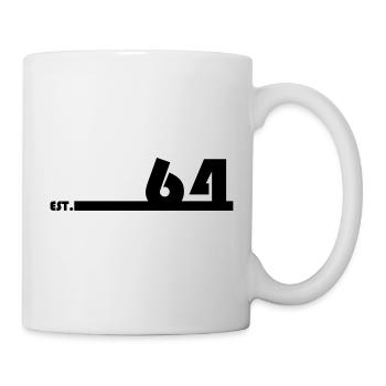 64_Black - Tasse - Weiß - Rechts