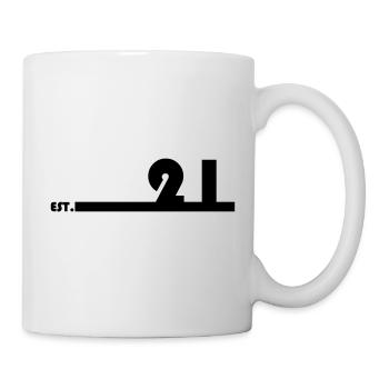 21_Black - Tasse - Weiß - Rechts