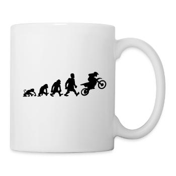 moto trial - Mug - white - Right