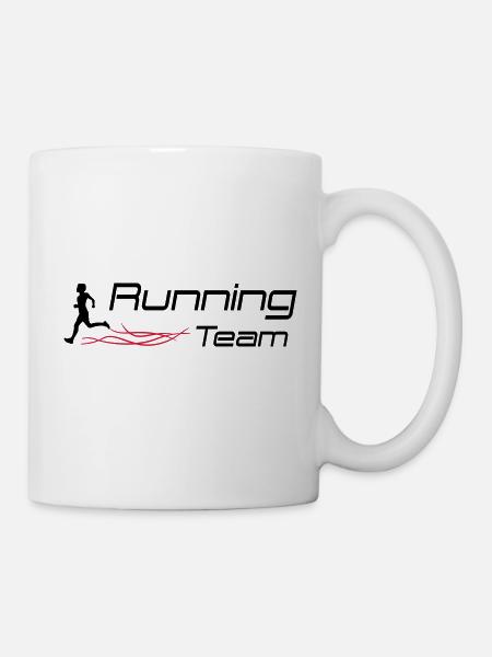 équipe de course - Mug blanc - blanc