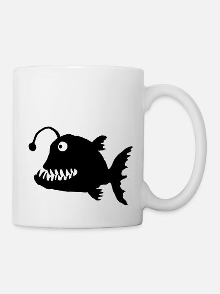 Tiefseefisch - Tasse - Weiß