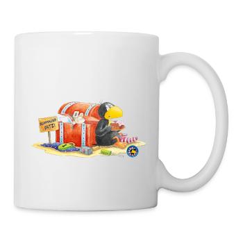 Der kleine Rabe Socke Schmackofatz - Tasse - Weiß - Rechts