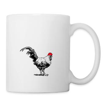 poulet - Mug blanc - blanc - Droite