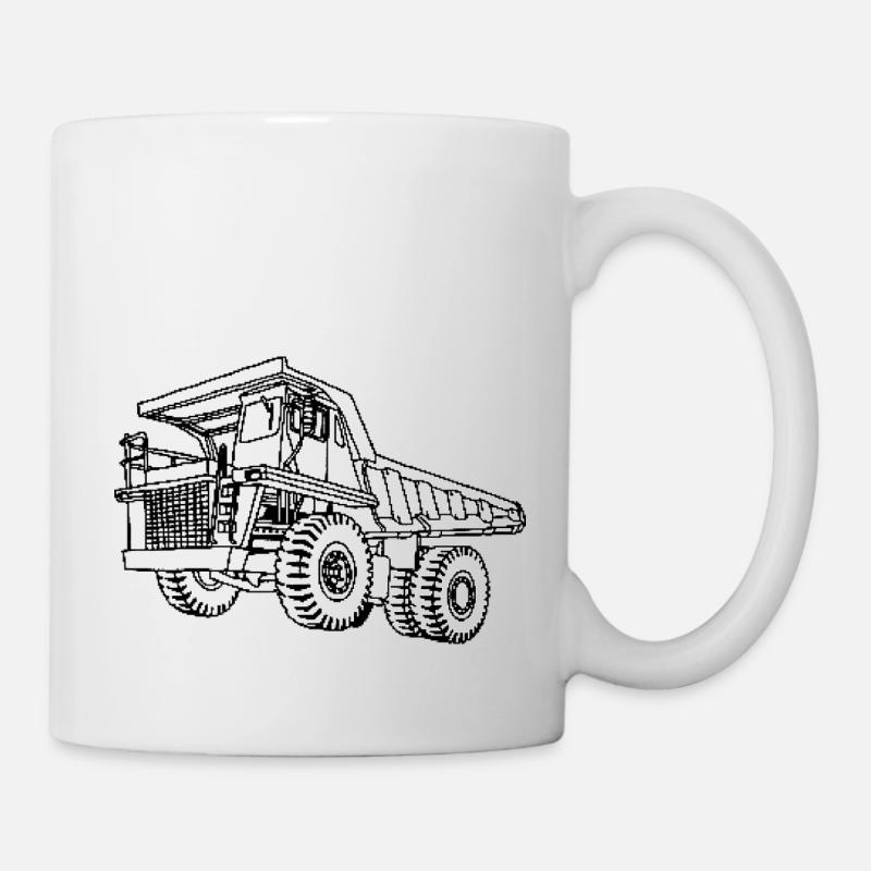 Fahrzeug - Tasse - Weiß