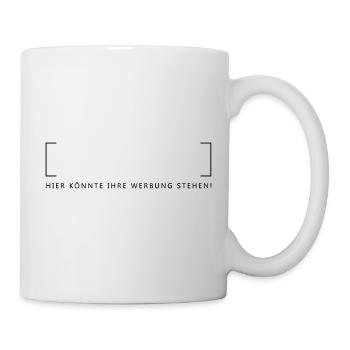 Werbung - Tasse - Weiß - Rechts