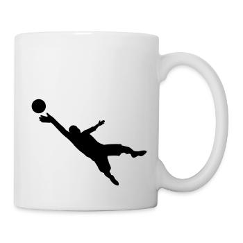 Fußball - Tasse - Weiß - Rechts