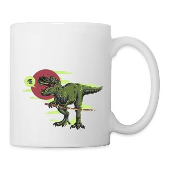 Dino Katana Invasion - bananaharvest - Mug - white - Right