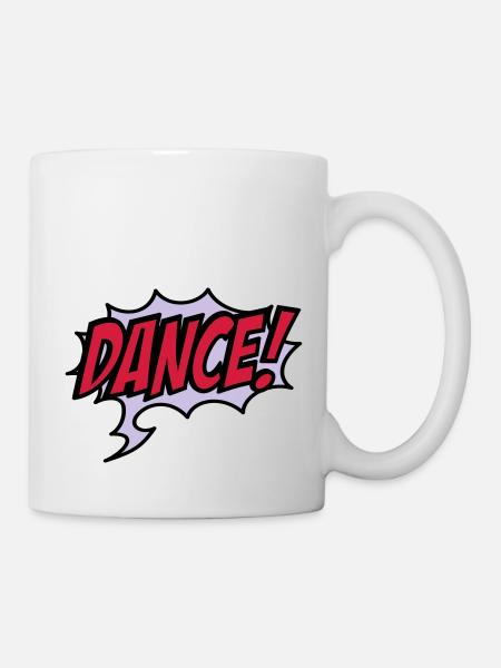 tanzen - Tasse - Weiß
