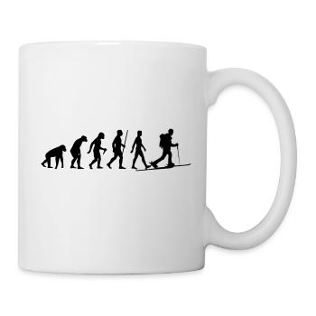 Evolution Skitour - Tasse - Weiß - Rechts