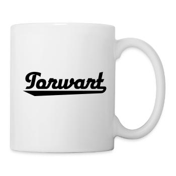 Torwart - Tasse - Weiß - Rechts