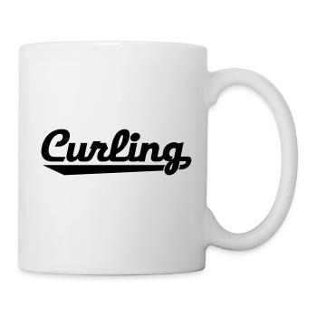 Curling - Tasse - Weiß - Rechts