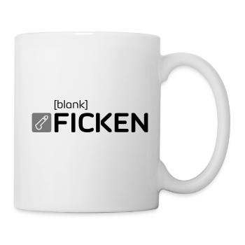[bank] FICKEN - Tasse - Weiß - Rechts