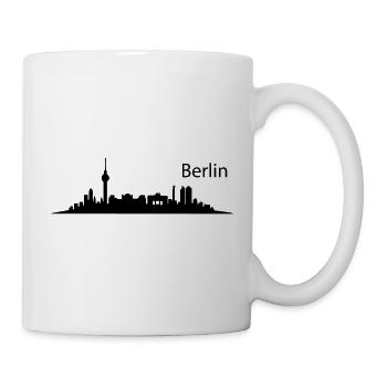 BERLIN MOTIVE – BERLIN SKYLINE – City of Berlin De - Tasse - Weiß - Rechts