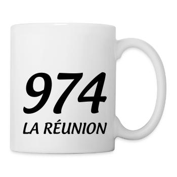 974 La Réunion - Tasse - Weiß - Rechts