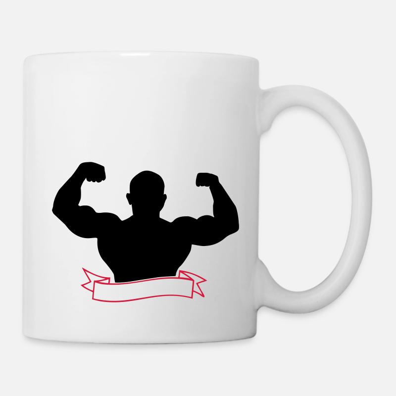 Bodybuilder - Mug blanc - blanc