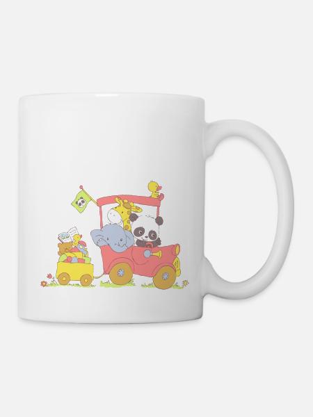 Hey little Panda where are you going? - Tasse - Weiß