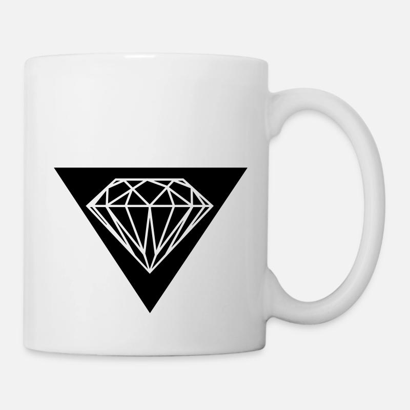 diamant - Tasse - Weiß