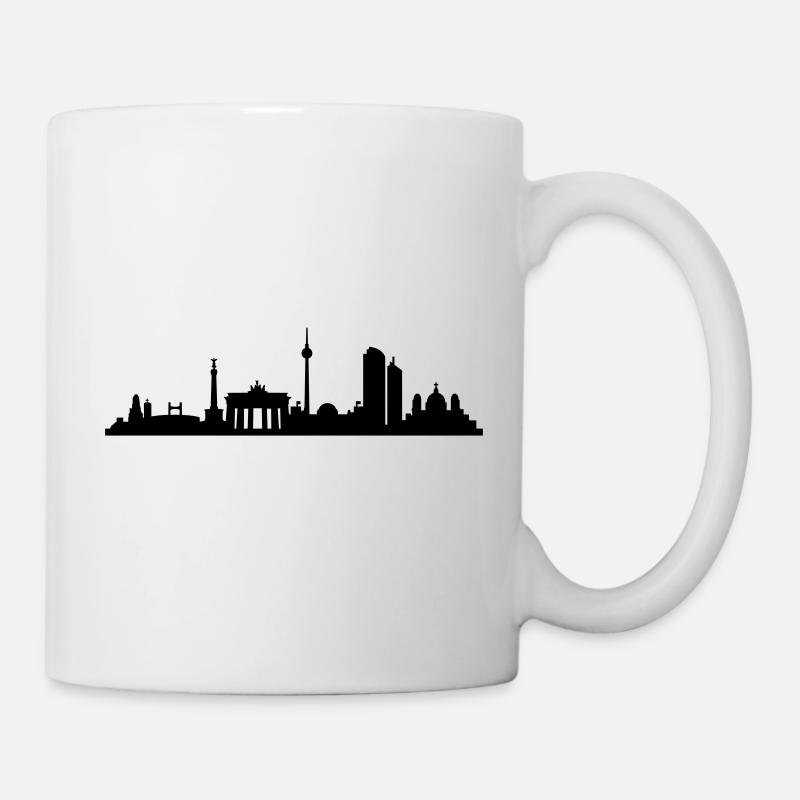 Skyline Berlin - Tasse - Weiß