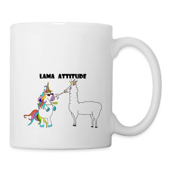 Unicorn and llama - Mug - white - Right