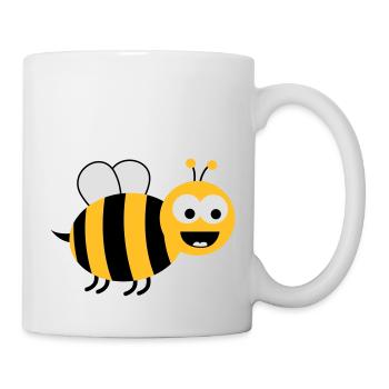 Funny Sweet Bee - Mug blanc - blanc - Droite
