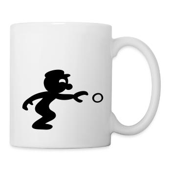 boules lawn bowls fun - Mug - white - Right