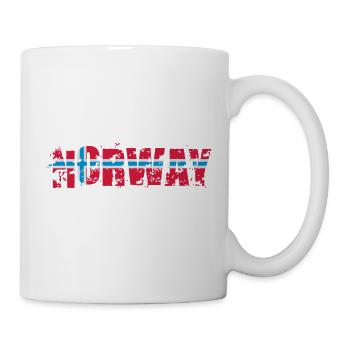 Norway Norwegen - Tasse - Weiß - Rechts