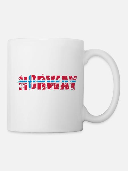 Norway Norwegen - Tasse - Weiß