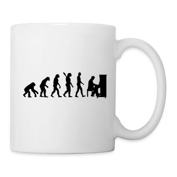 Klavier - Tasse - Weiß - Rechts
