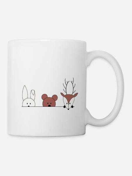Kuckuck, wer ist da? - Tasse - Weiß