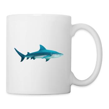Haifisch Marine Selachii Hai Ocean cadeau - Mug blanc - blanc - Droite