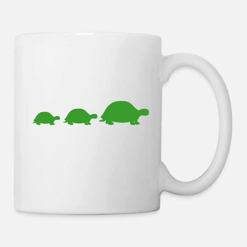 Schildkröte - Tasse - Weiß