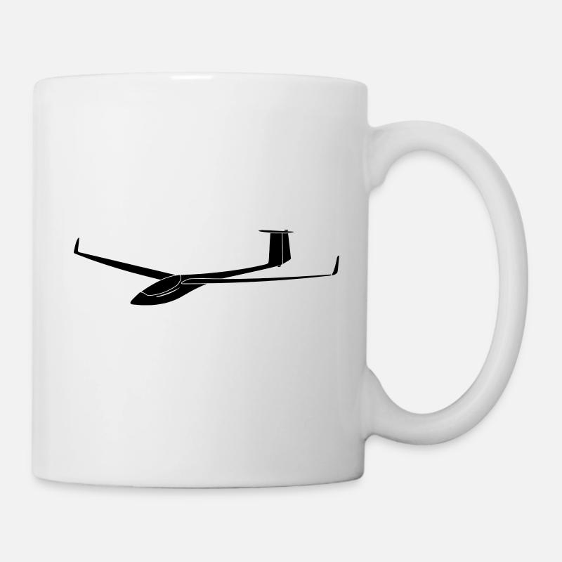 gliding glider asw 24 - Mug - white
