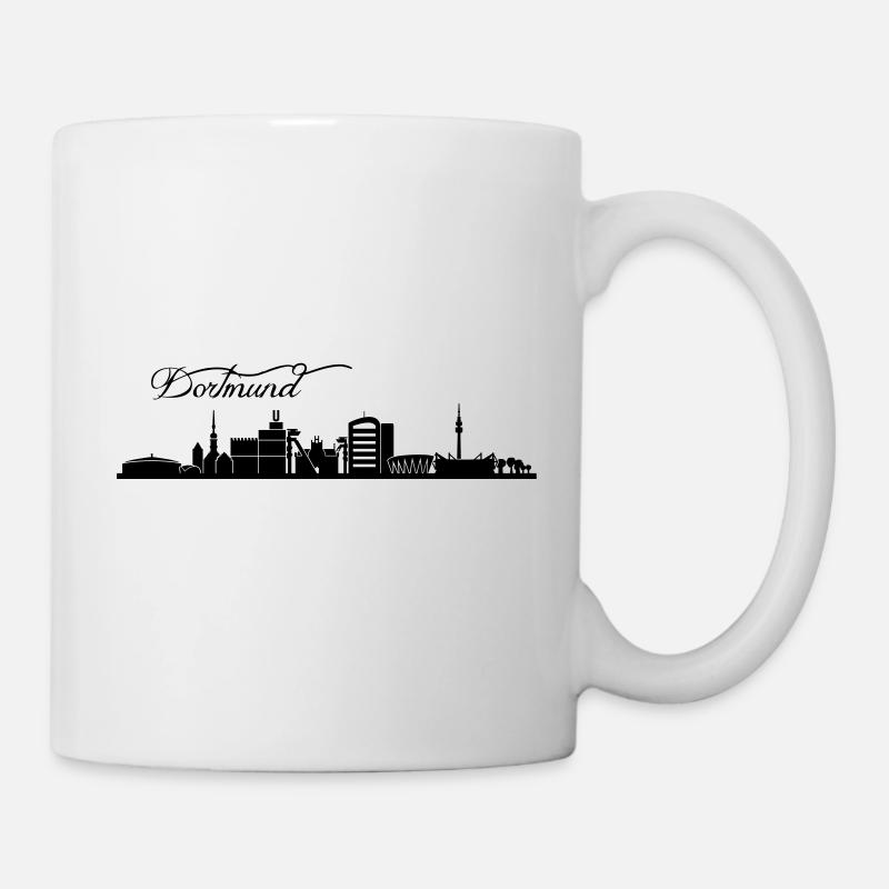 Dortmunder Skyline - Tasse - Weiß