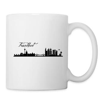 Frankfurter Skyline - Tasse - Weiß - Rechts