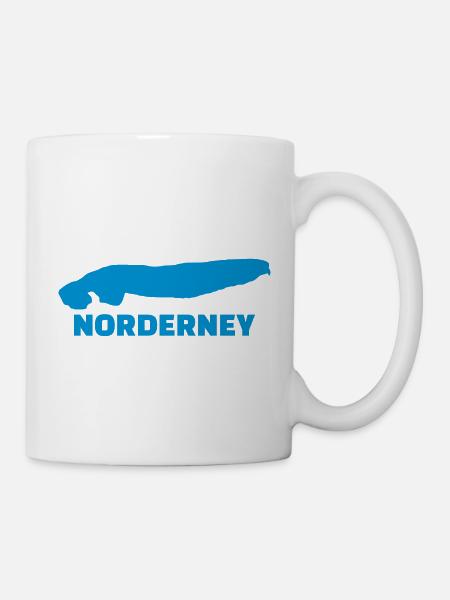Norderney - Tasse - Weiß