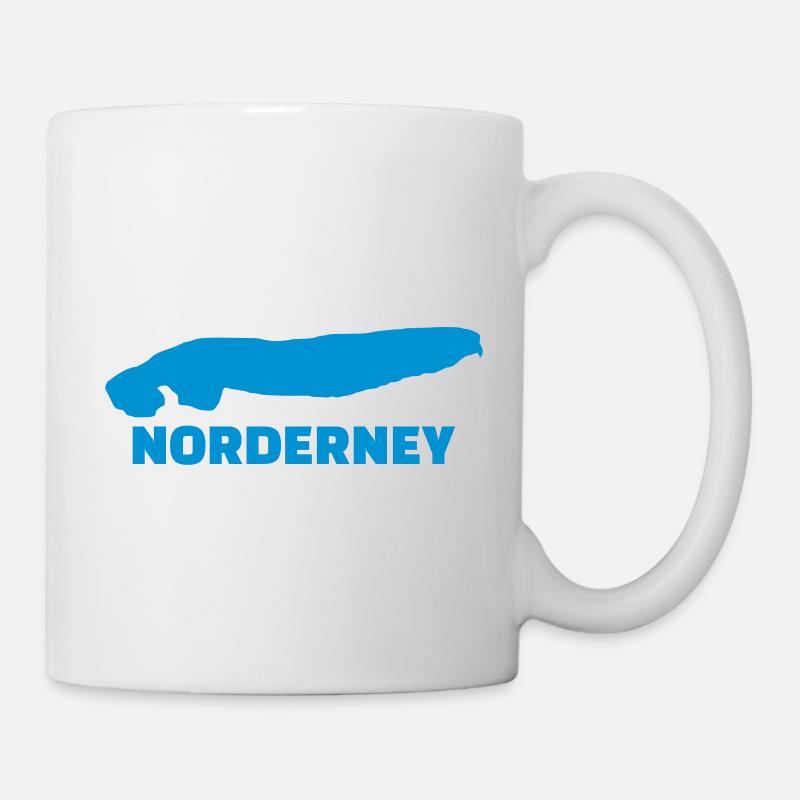 Norderney - Tasse - Weiß